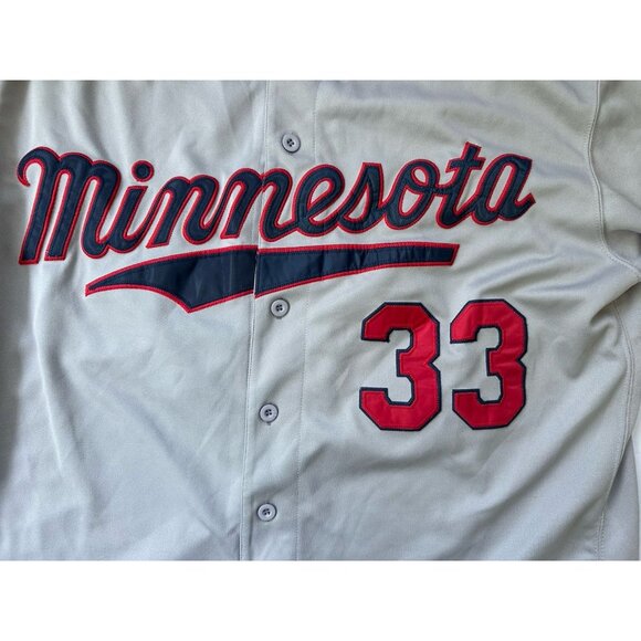 Majestic Minnesota Twins Justin Morneau #33 Authentic MLB Jersey Sz 54 - Picture 2 of 7